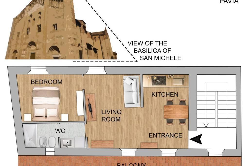 Maison Marina_Pavia San Michele Centro Storico Екстер'єр фото